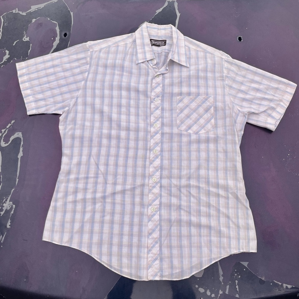 Vintage 80s Sears button-down shirt